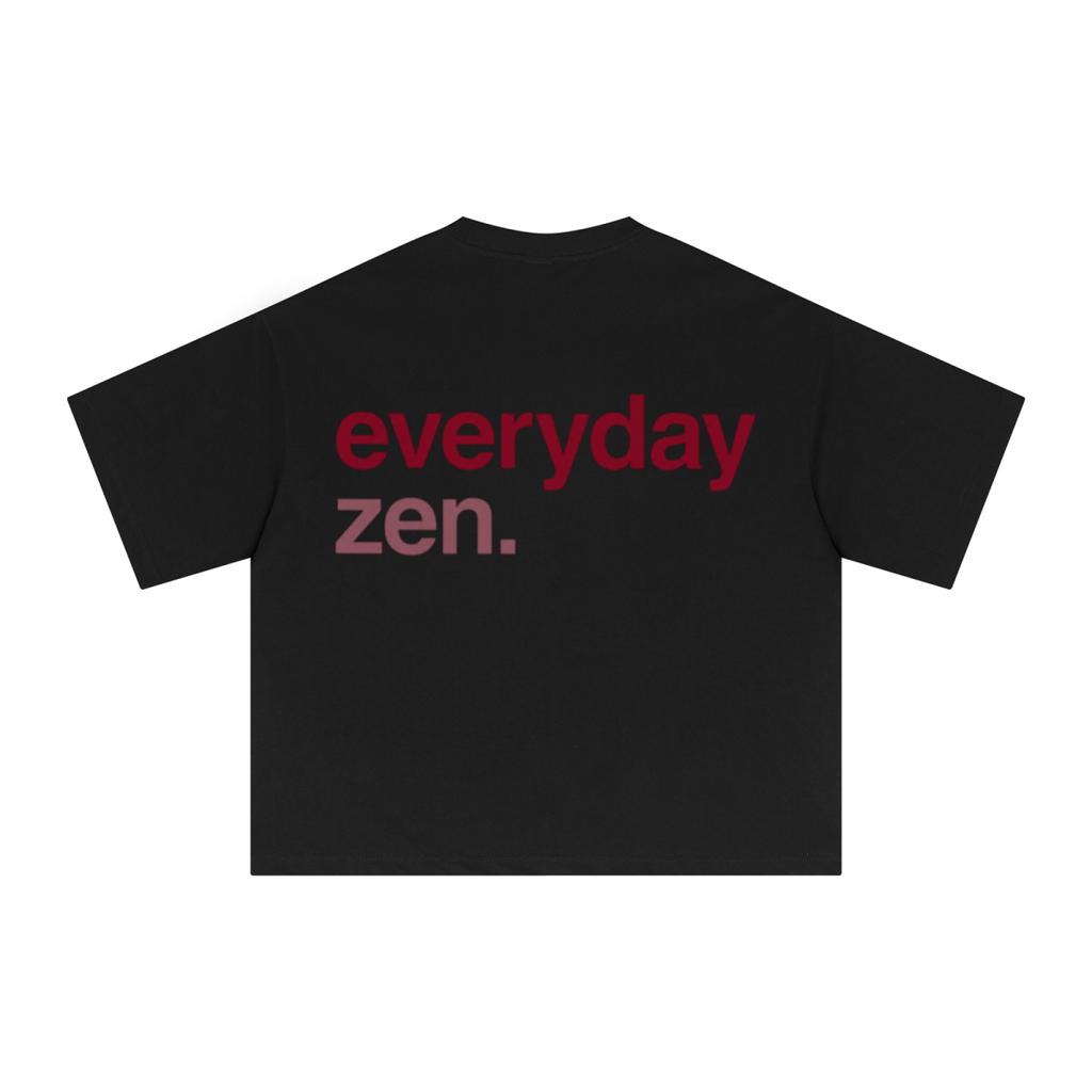 240GSM Men’s Ice-Feel Sorona Boxy-Fit Solid-Color Loose T-shirt Black