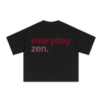 240GSM Men’s Ice-Feel Sorona Boxy-Fit Solid-Color Loose T-shirt Black