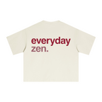 240GSM Men’s Ice-Feel Sorona Boxy-Fit Solid-Color Loose T-shirt Light Apricot