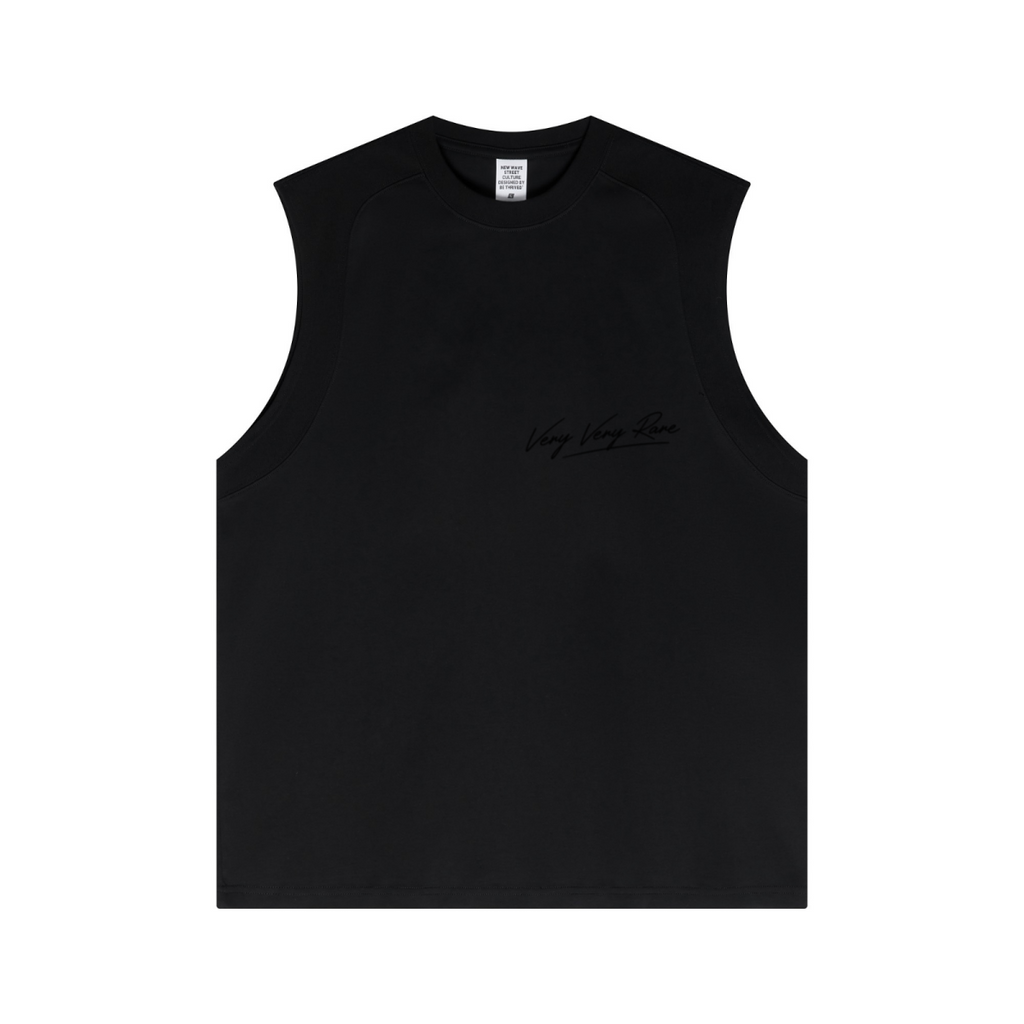 220GSM Men's Lyocell Cooling Cotton Panel T-Shirt Black