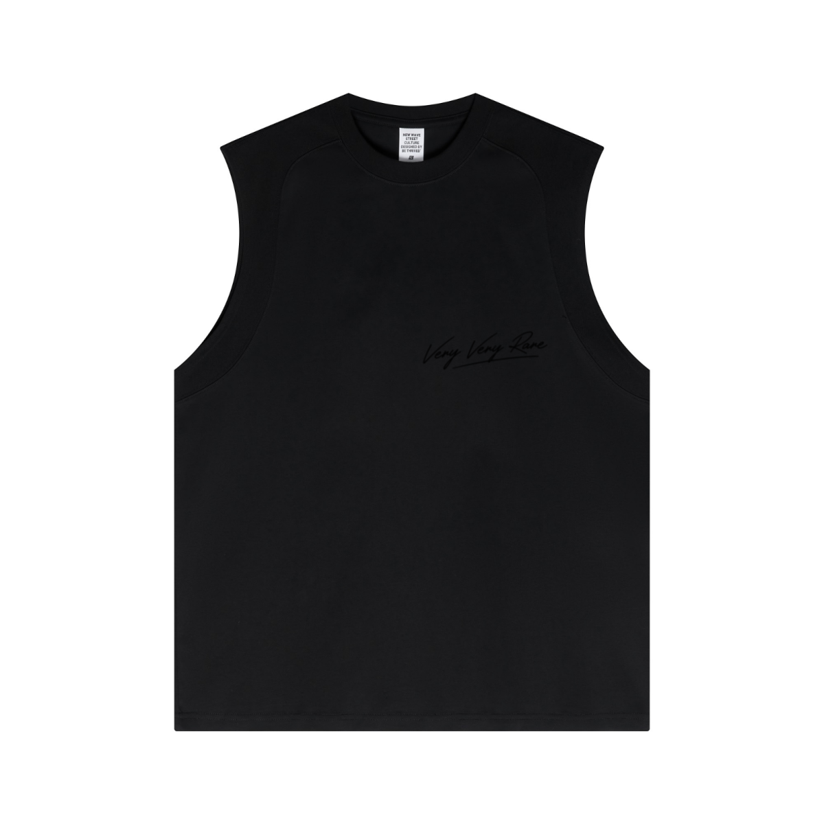 220GSM Men's Lyocell Cooling Cotton Panel T-Shirt Black