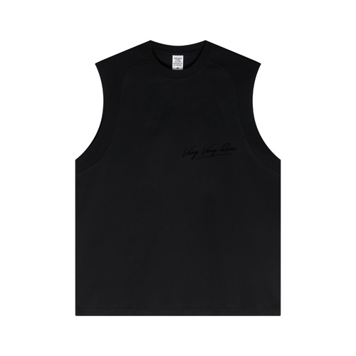 220GSM Men's Lyocell Cooling Cotton Panel T-Shirt Black
