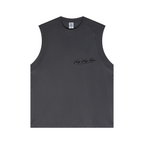 220GSM Men's Lyocell Cooling Cotton Panel T-Shirt Dark Gray
