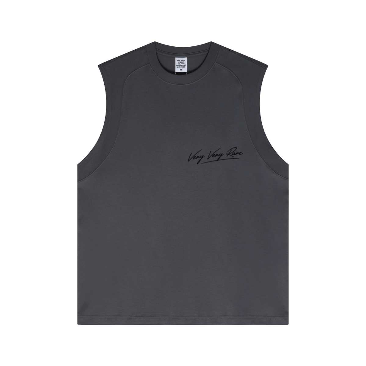 220GSM Men's Lyocell Cooling Cotton Panel T-Shirt Dark Gray