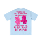 180GSM Men's Lightweight T-shirt Light blue