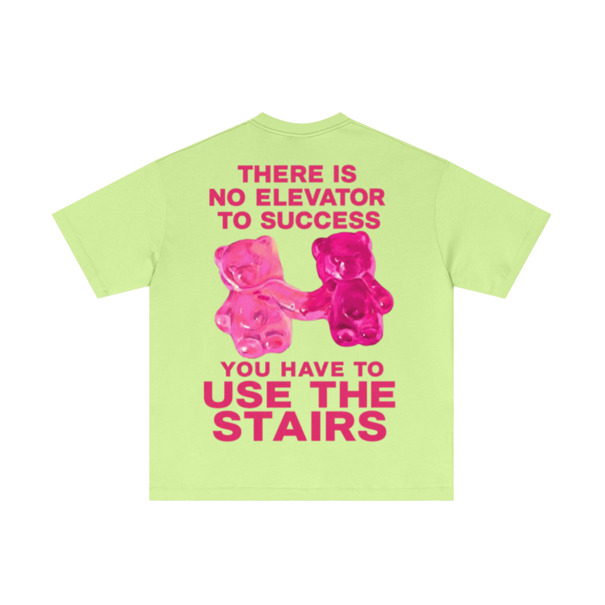 180GSM Men's Lightweight T-shirt Fluorescent green