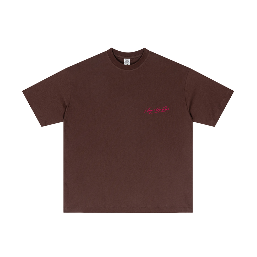 180GSM Men's Lightweight T-shirt Dark brown