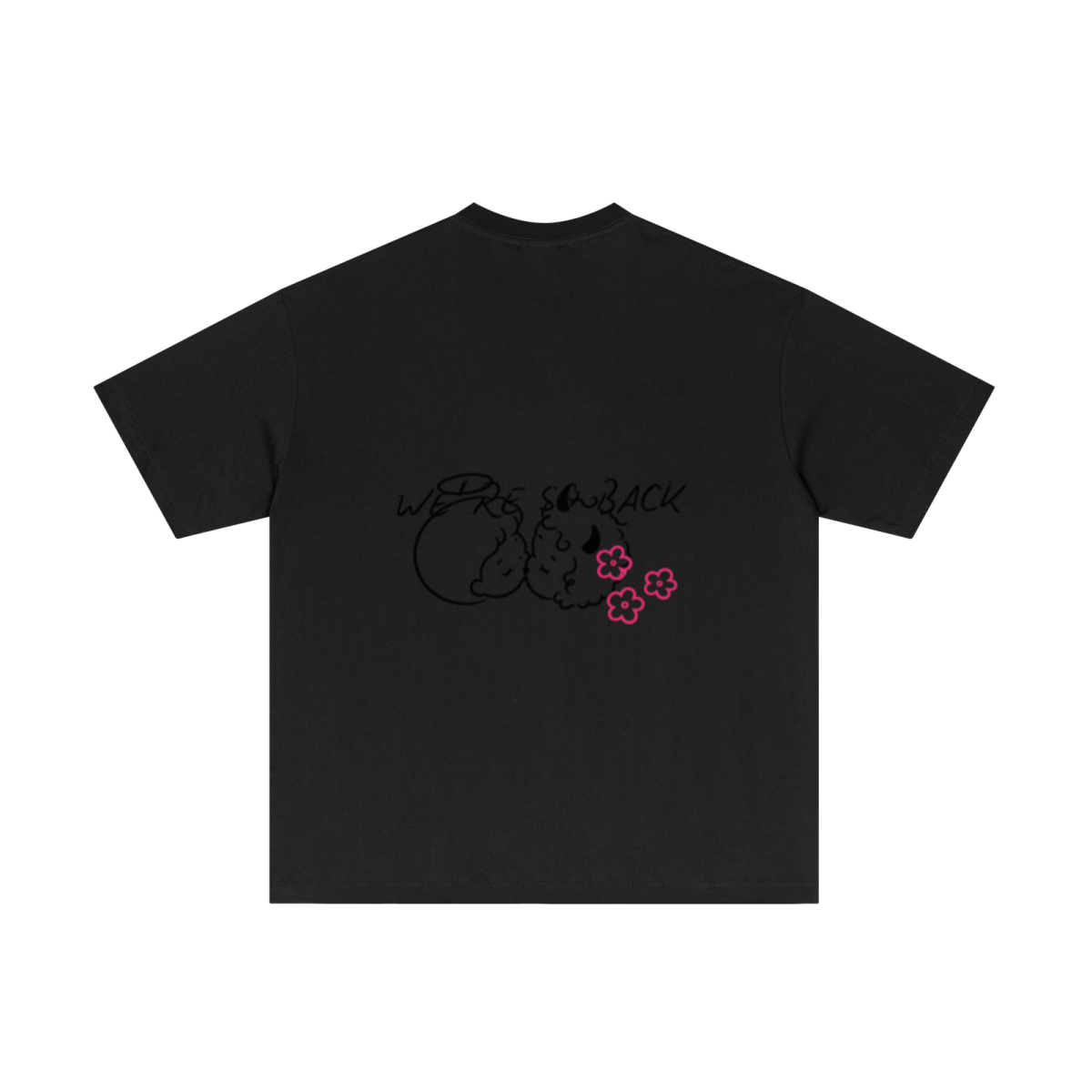 180GSM Men's Lightweight T-shirt Black