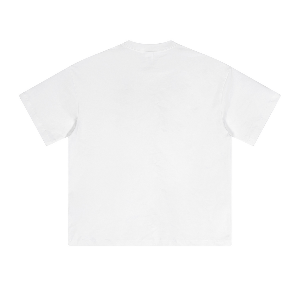 230GSM Unisex Cool-Touch Sorona Fabric Basic Crew Neck T-shirt White