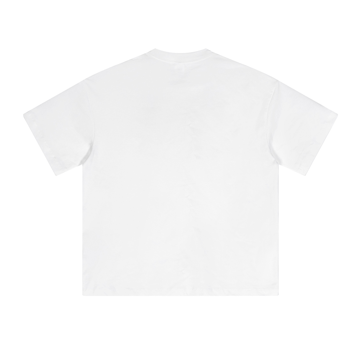 230GSM Unisex Cool-Touch Sorona Fabric Basic Crew Neck T-shirt White