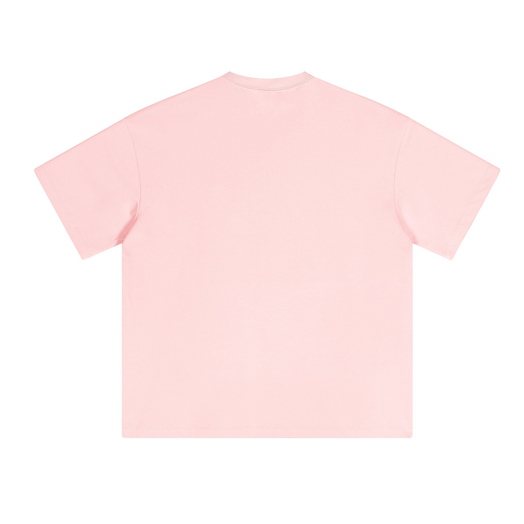 230GSM Unisex Cool-Touch Sorona Fabric Basic Crew Neck T-shirt Pink