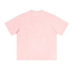 230GSM Unisex Cool-Touch Sorona Fabric Basic Crew Neck T-shirt Pink