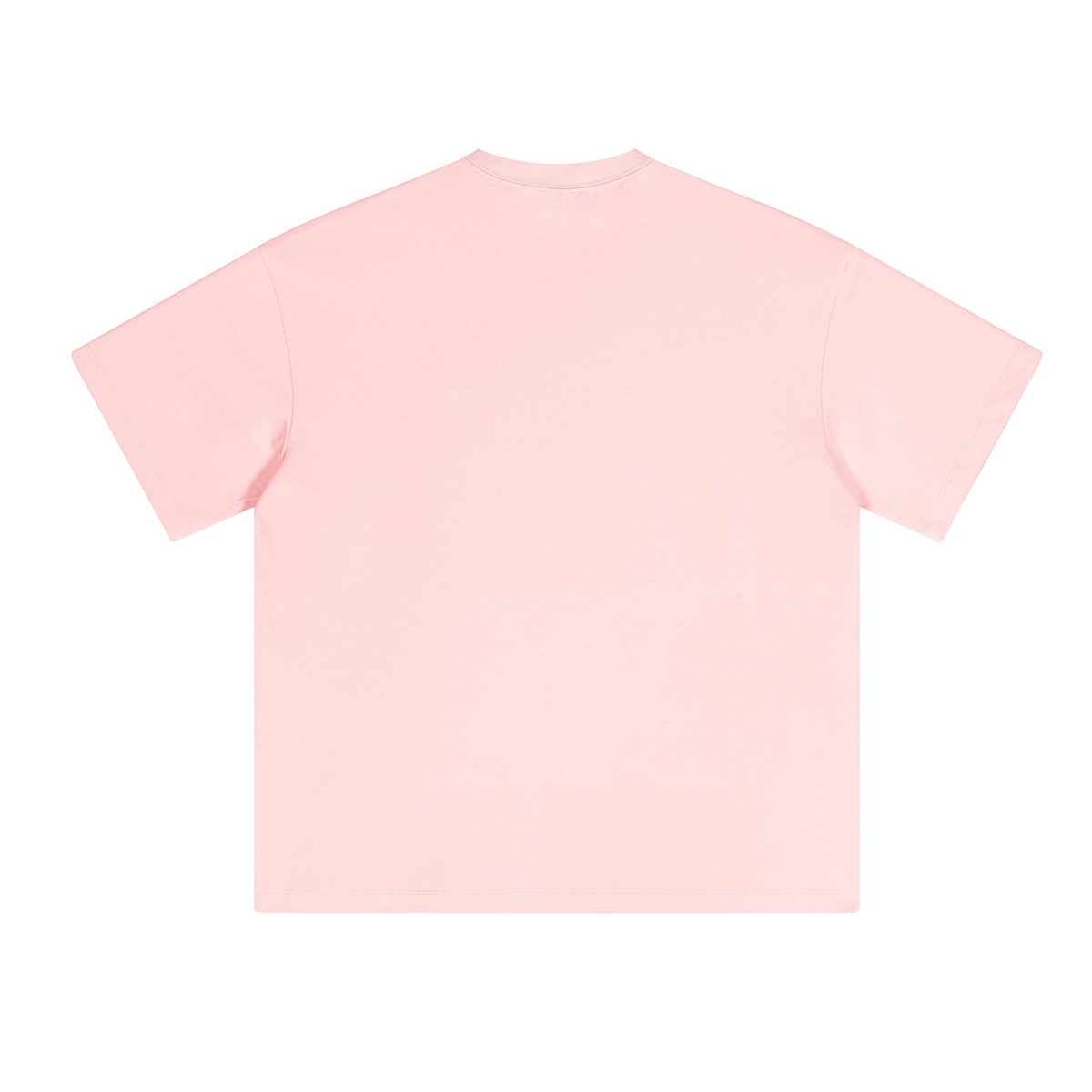 230GSM Unisex Cool-Touch Sorona Fabric Basic Crew Neck T-shirt Pink