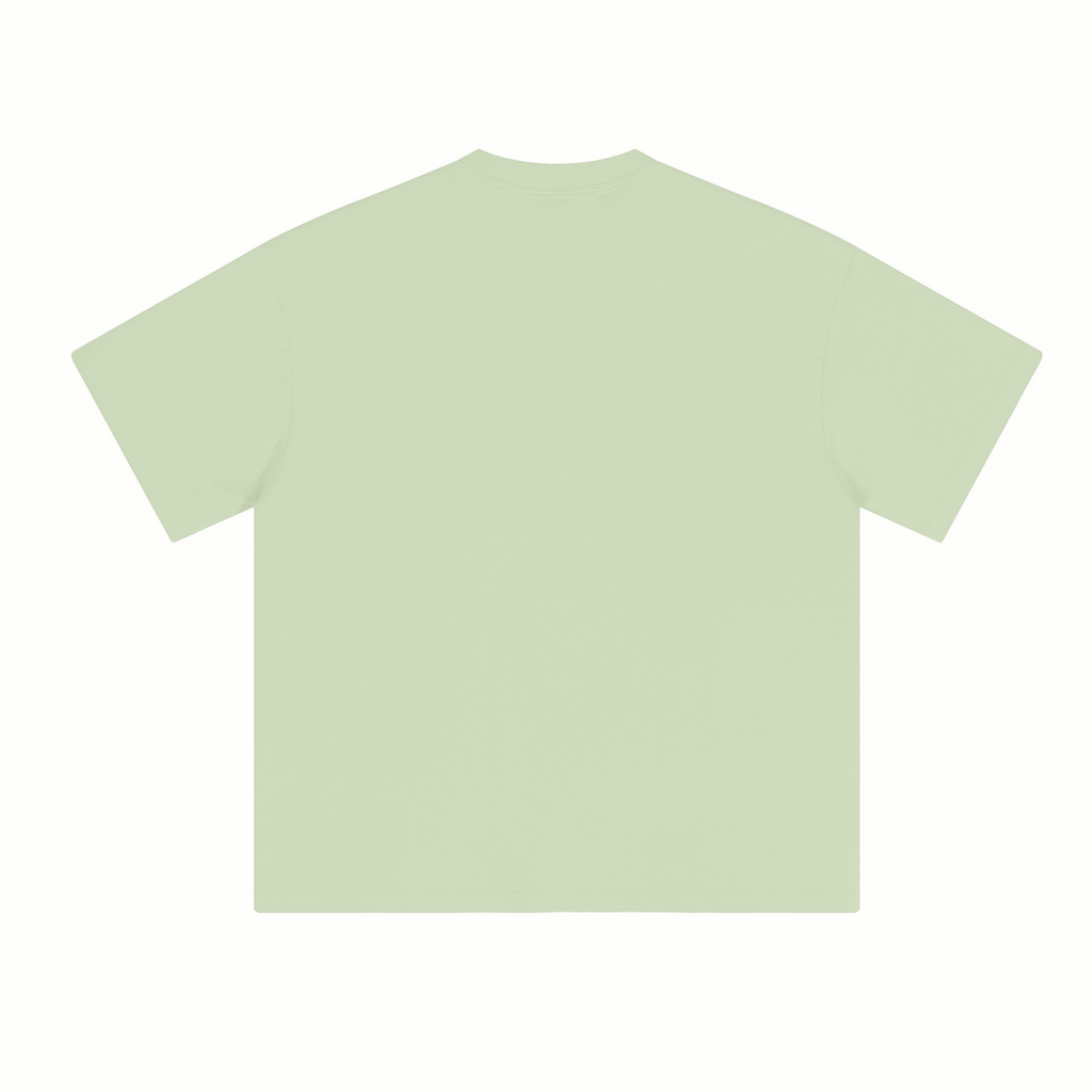 230GSM Unisex Cool-Touch Sorona Fabric Basic Crew Neck T-shirt Light Green