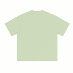 230GSM Unisex Cool-Touch Sorona Fabric Basic Crew Neck T-shirt Light Green