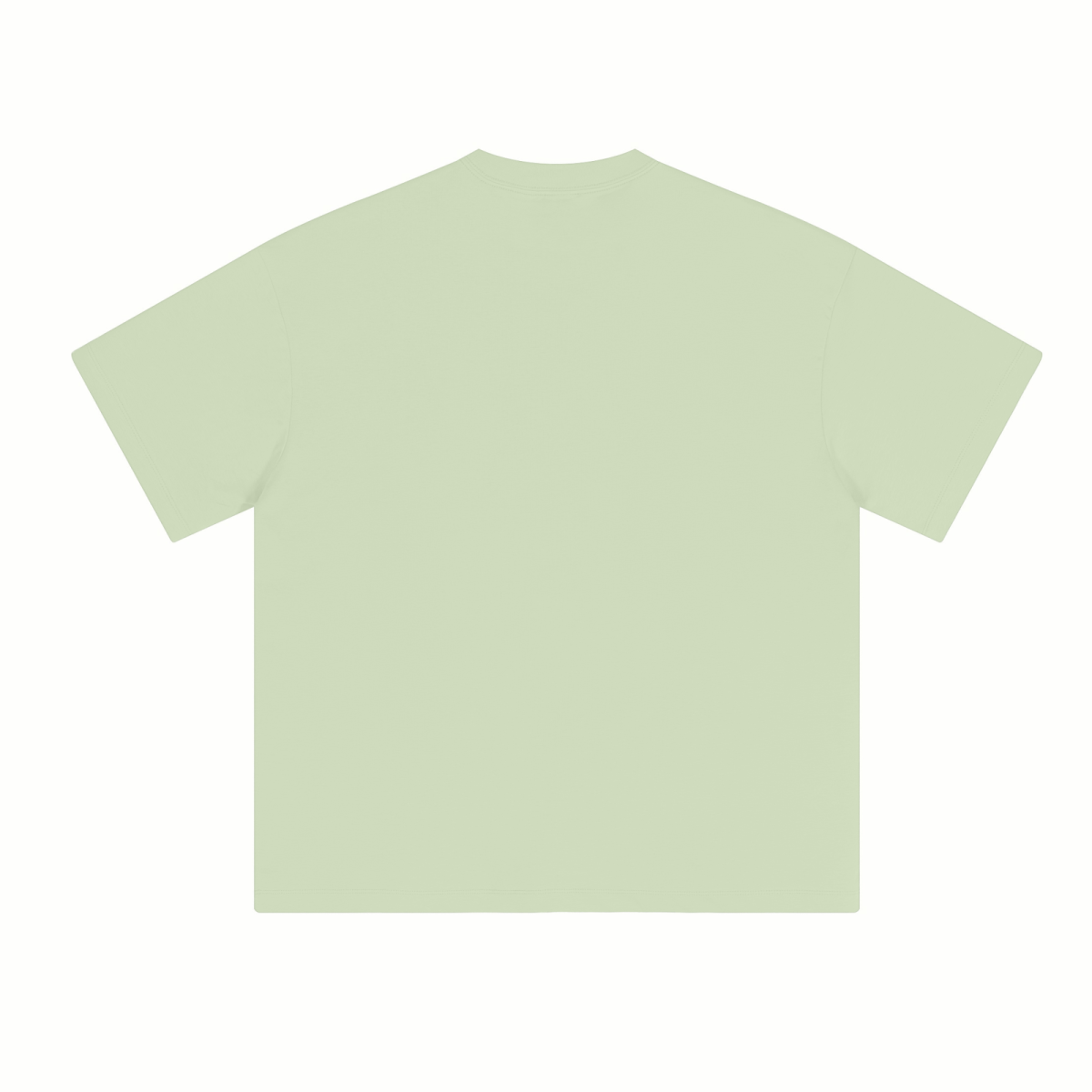230GSM Unisex Cool-Touch Sorona Fabric Basic Crew Neck T-shirt Light Green