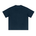 230GSM Unisex Cool-Touch Sorona Fabric Basic Crew Neck T-shirt Navy Blue