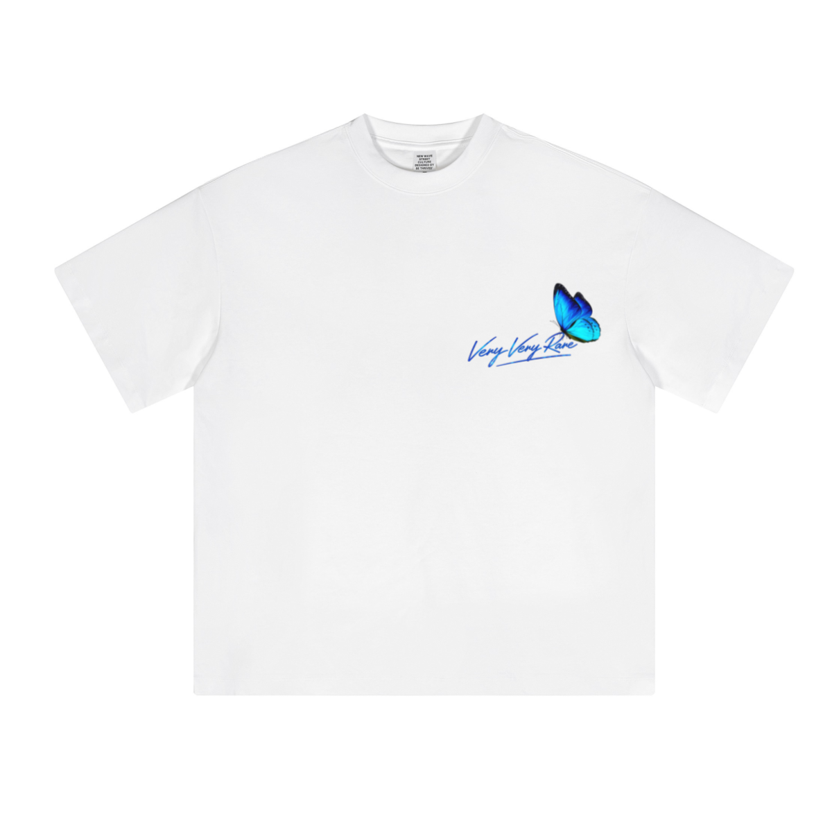 230GSM Unisex Cool-Touch Sorona Fabric Basic Crew Neck T-shirt White