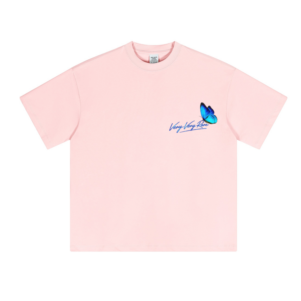230GSM Unisex Cool-Touch Sorona Fabric Basic Crew Neck T-shirt Pink