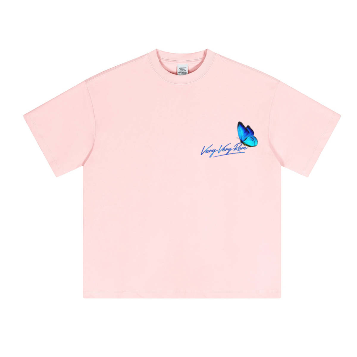 230GSM Unisex Cool-Touch Sorona Fabric Basic Crew Neck T-shirt Pink