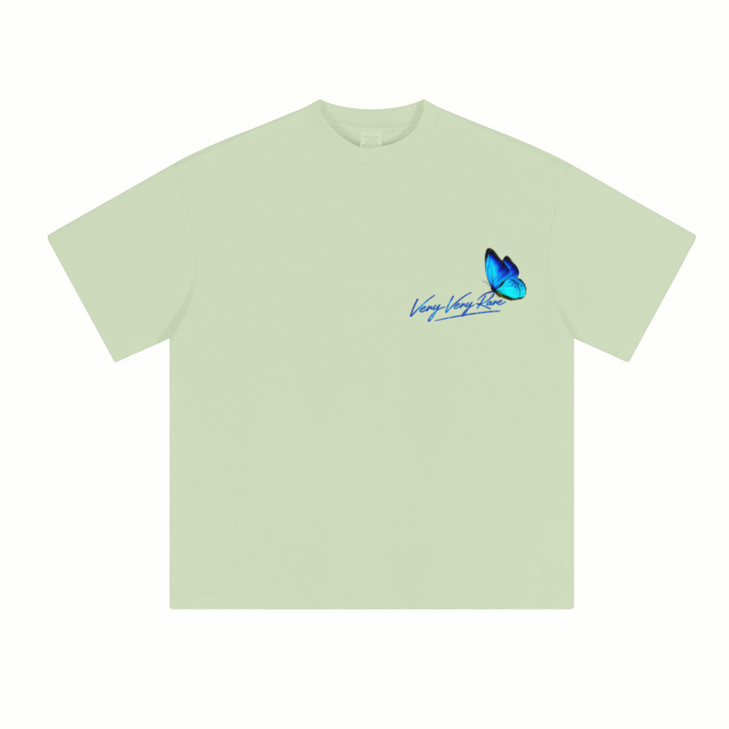 230GSM Unisex Cool-Touch Sorona Fabric Basic Crew Neck T-shirt Light Green
