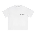 230GSM Unisex Cool-Touch Sorona Fabric Basic Crew Neck T-shirt White