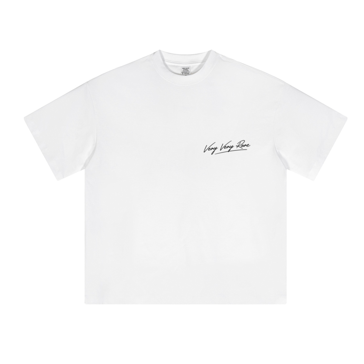 230GSM Unisex Cool-Touch Sorona Fabric Basic Crew Neck T-shirt White