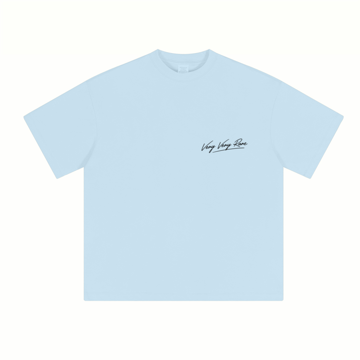 230GSM Unisex Cool-Touch Sorona Fabric Basic Crew Neck T-shirt Sky Blue