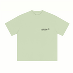 230GSM Unisex Cool-Touch Sorona Fabric Basic Crew Neck T-shirt Light Green