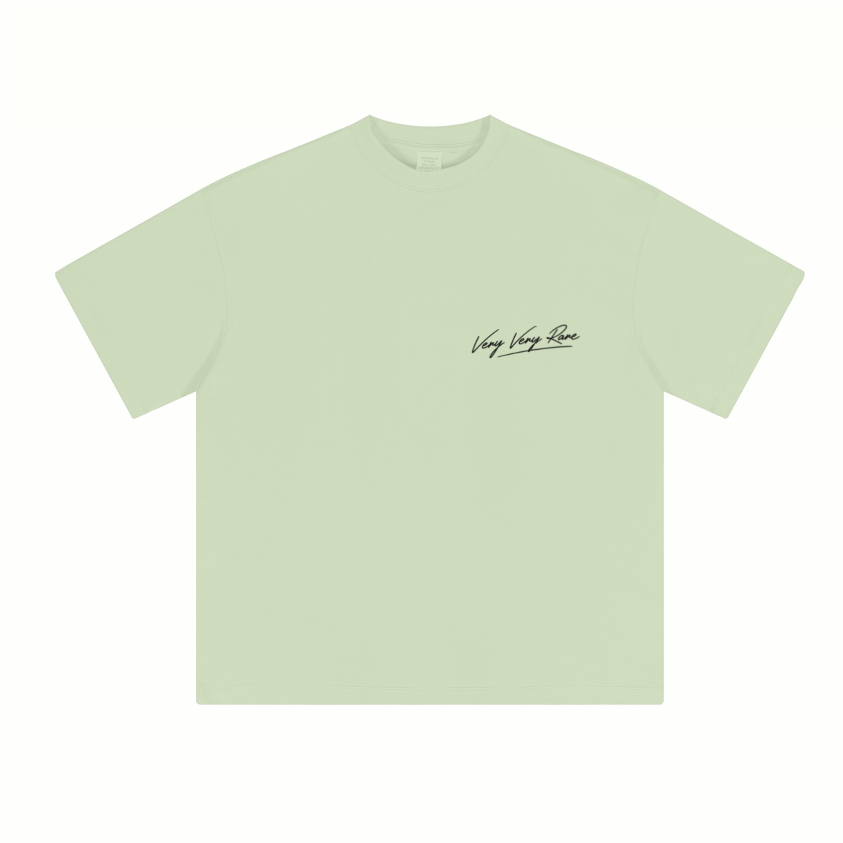 230GSM Unisex Cool-Touch Sorona Fabric Basic Crew Neck T-shirt Light Green