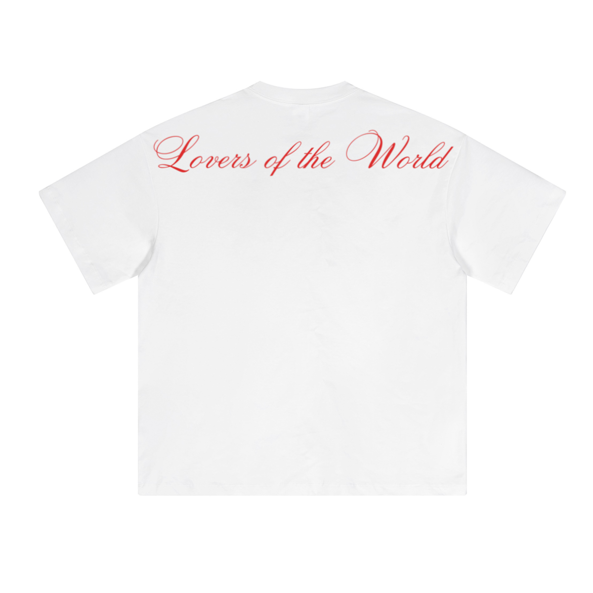 230GSM Unisex Cool-Touch Sorona Fabric Basic Crew Neck T-shirt White