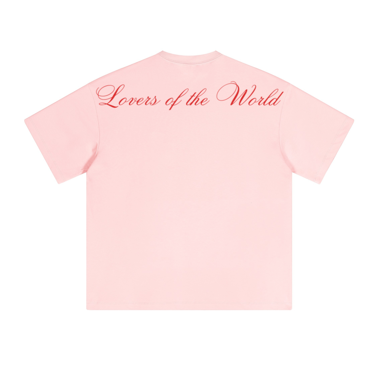230GSM Unisex Cool-Touch Sorona Fabric Basic Crew Neck T-shirt Pink