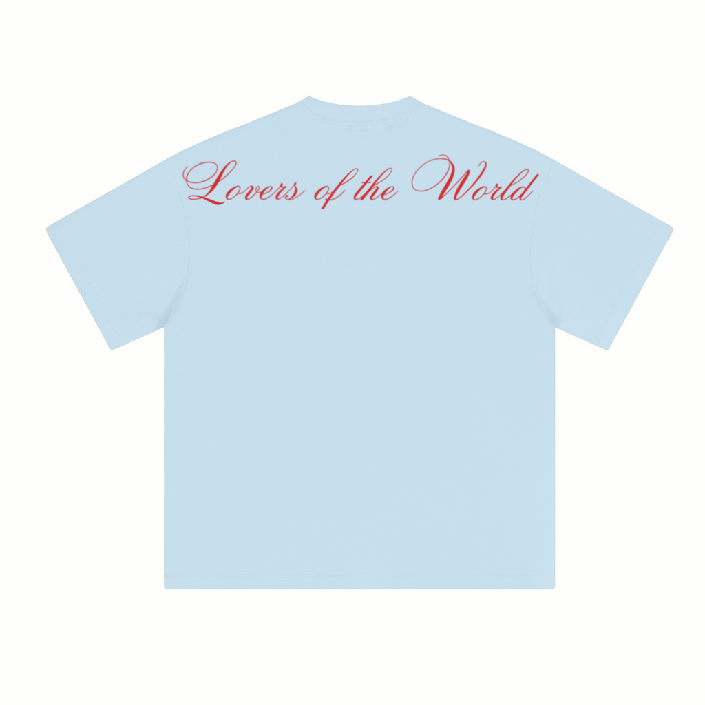 230GSM Unisex Cool-Touch Sorona Fabric Basic Crew Neck T-shirt Sky Blue