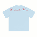 230GSM Unisex Cool-Touch Sorona Fabric Basic Crew Neck T-shirt Sky Blue