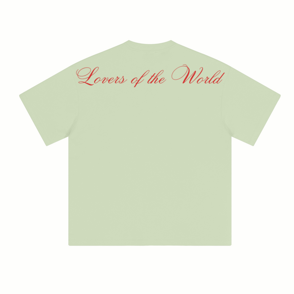 230GSM Unisex Cool-Touch Sorona Fabric Basic Crew Neck T-shirt Light Green