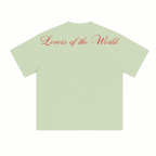 230GSM Unisex Cool-Touch Sorona Fabric Basic Crew Neck T-shirt Light Green