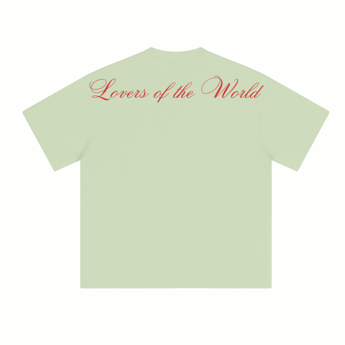 230GSM Unisex Cool-Touch Sorona Fabric Basic Crew Neck T-shirt Light Green