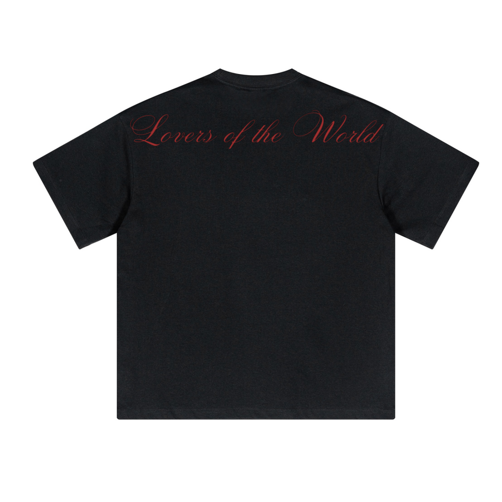 230GSM Unisex Cool-Touch Sorona Fabric Basic Crew Neck T-shirt Black