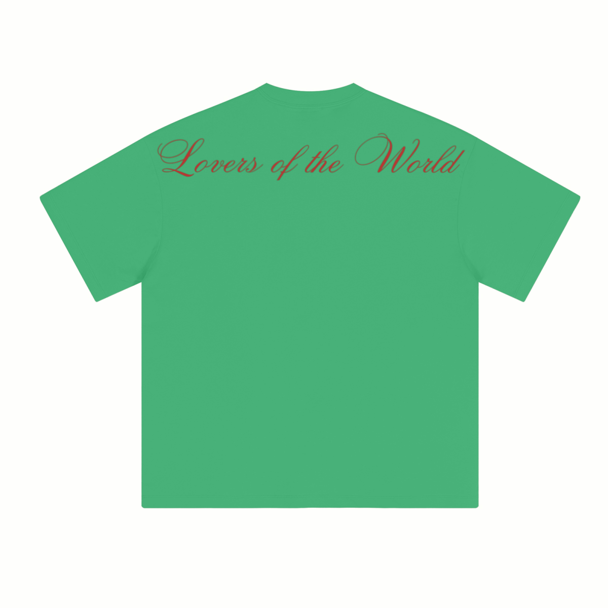 230GSM Unisex Cool-Touch Sorona Fabric Basic Crew Neck T-shirt Grass Green