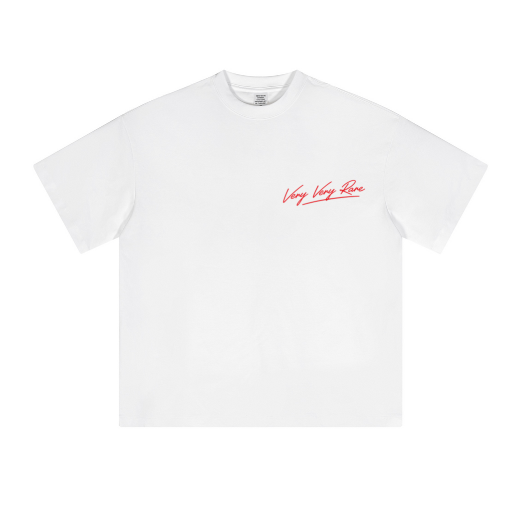 230GSM Unisex Cool-Touch Sorona Fabric Basic Crew Neck T-shirt White