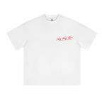 230GSM Unisex Cool-Touch Sorona Fabric Basic Crew Neck T-shirt White
