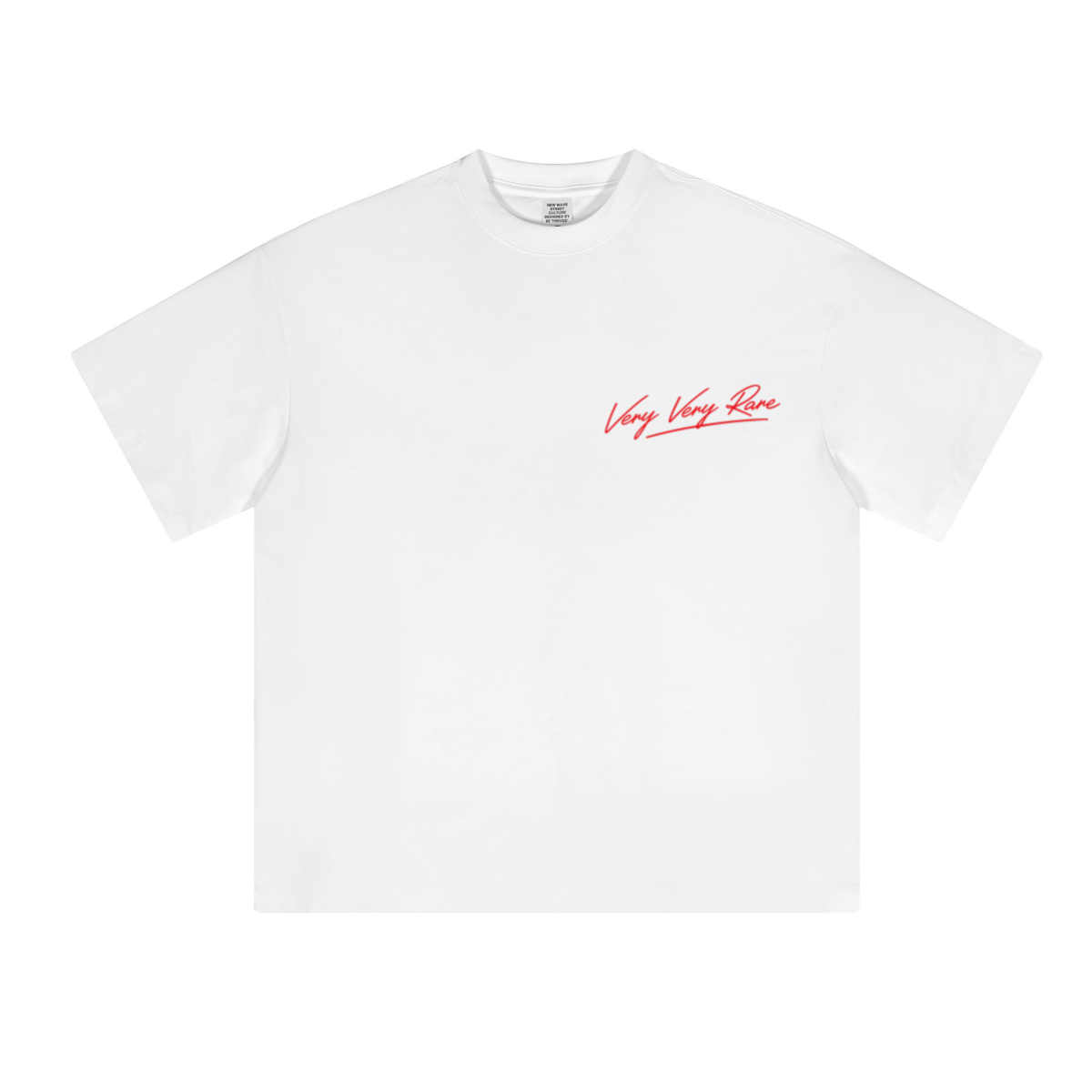 230GSM Unisex Cool-Touch Sorona Fabric Basic Crew Neck T-shirt White
