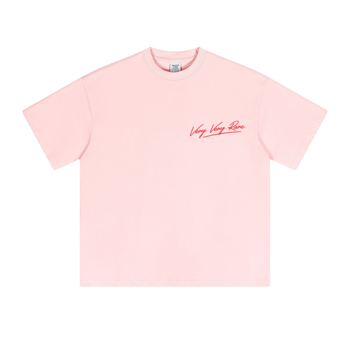 230GSM Unisex Cool-Touch Sorona Fabric Basic Crew Neck T-shirt Pink
