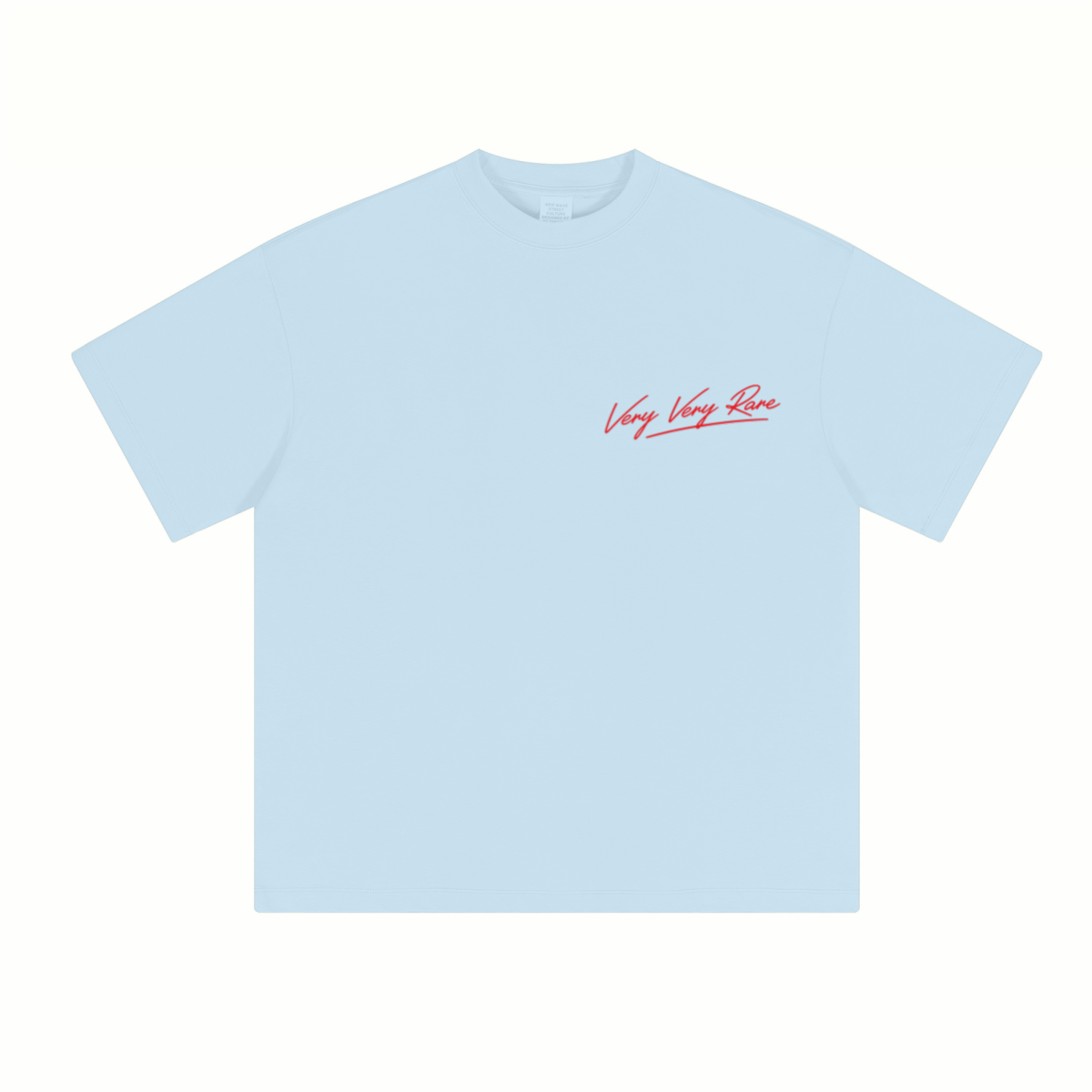230GSM Unisex Cool-Touch Sorona Fabric Basic Crew Neck T-shirt Sky Blue