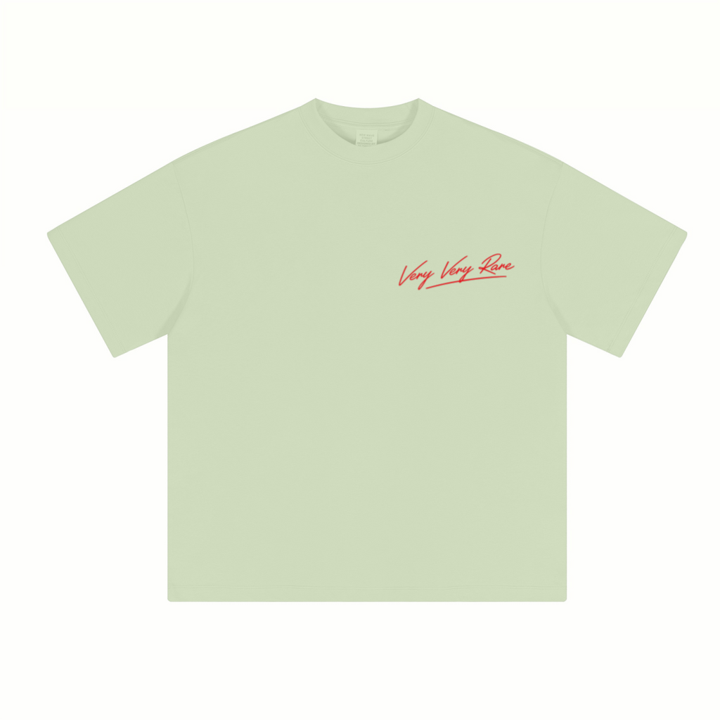 230GSM Unisex Cool-Touch Sorona Fabric Basic Crew Neck T-shirt Light Green