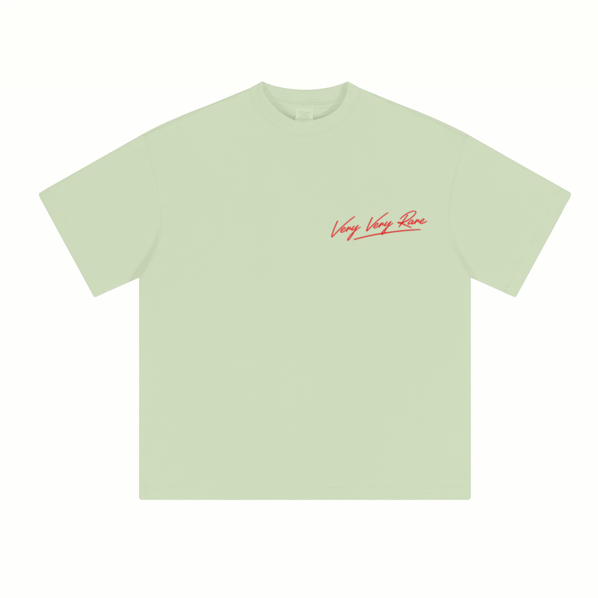 230GSM Unisex Cool-Touch Sorona Fabric Basic Crew Neck T-shirt Light Green