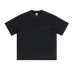 230GSM Unisex Cool-Touch Sorona Fabric Basic Crew Neck T-shirt Black