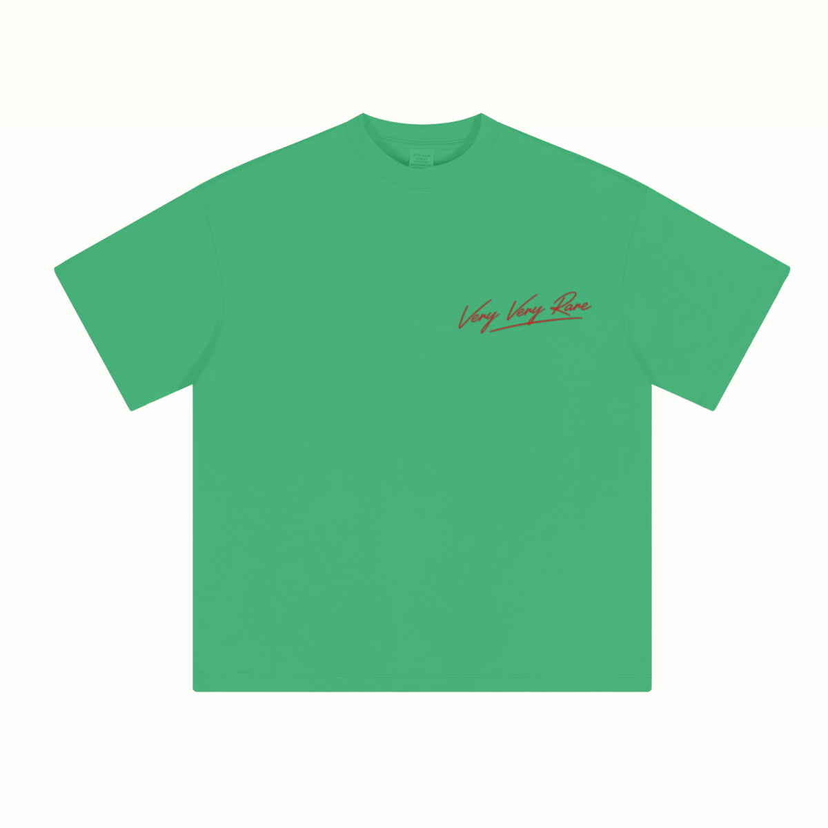 230GSM Unisex Cool-Touch Sorona Fabric Basic Crew Neck T-shirt Grass Green