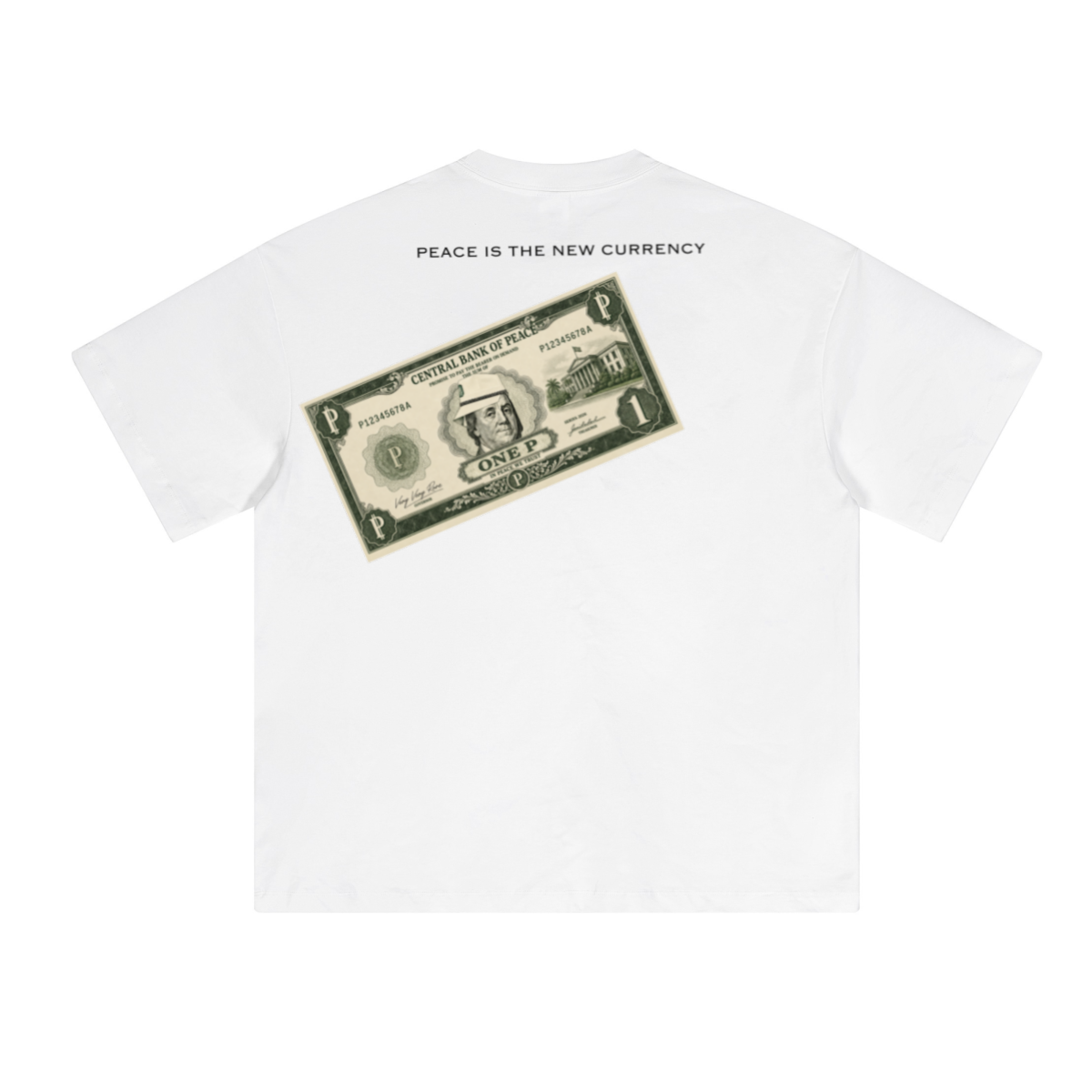 230GSM Unisex Cool-Touch Sorona Fabric Basic Crew Neck T-shirt White