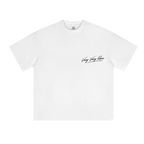 230GSM Unisex Cool-Touch Sorona Fabric Basic Crew Neck T-shirt White